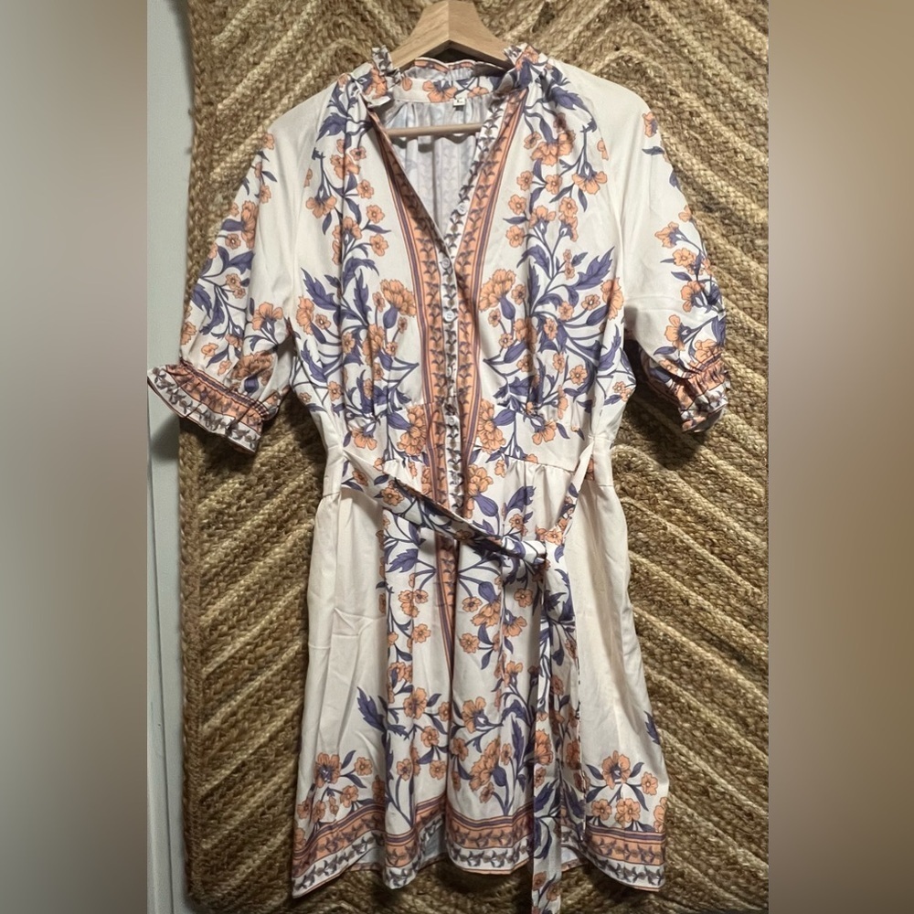 Women's Bohemian Boho Chic Earthy Eclectic Dress,Size L,Vintage,Rare Find